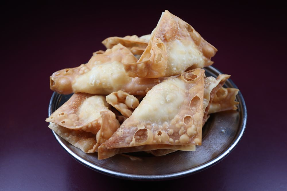 crab rangoons(l)